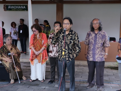 Seno Joko Suyono sedang berpidato